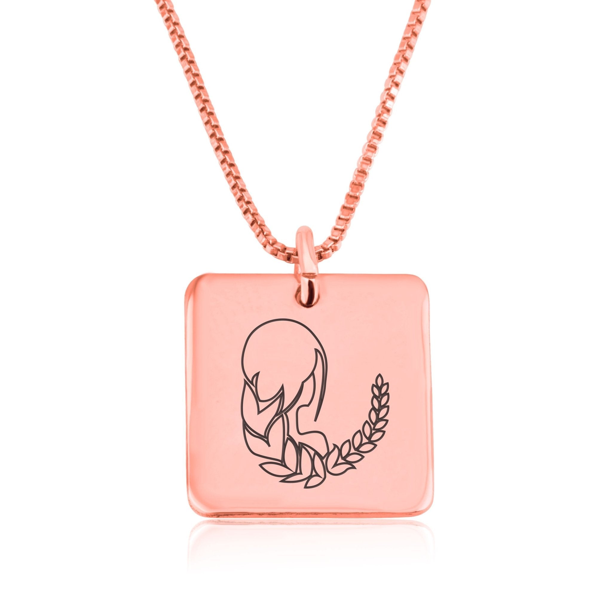 Virgo Zodiac Necklace La Vie Bien Virgo Zodiac Necklace