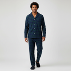 Flannel People Mens 100% Cotton Flannel Pajama Set with Pant Pockets & Drawstring