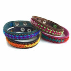 Vista Leather Adjustable Friendship Bracelet - Mexico Jewelry La Vie Bien Vista Leather Adjustable Friendship Bracelet - Mexico