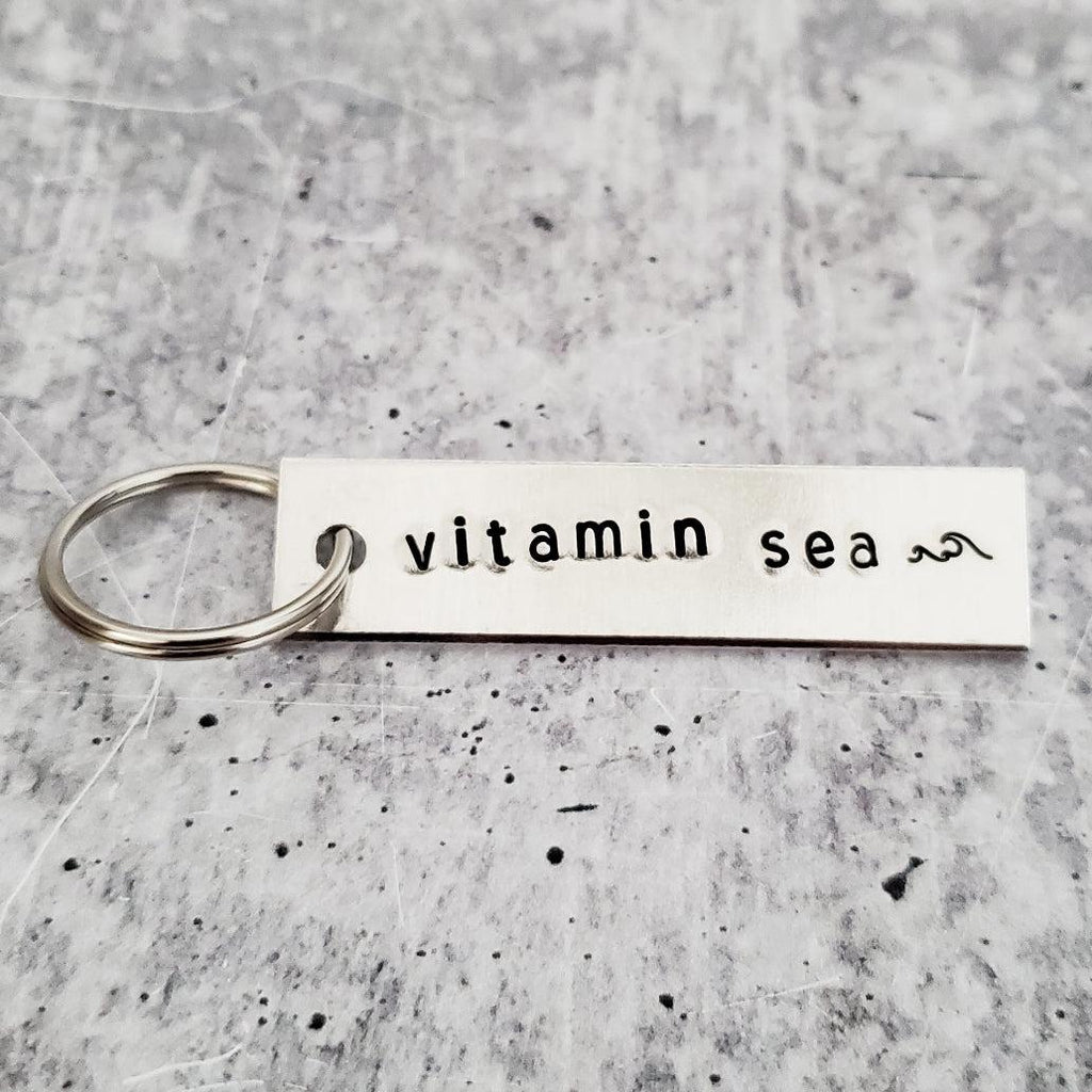 VITAMIN SEA Bar Keychain Key Chain La Vie Bien VITAMIN SEA Bar Keychain