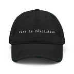 Vive la révolution Distressed Dad Hat by La Vie Bien
