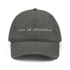 Vive la révolution Distressed Dad Hat by La Vie Bien