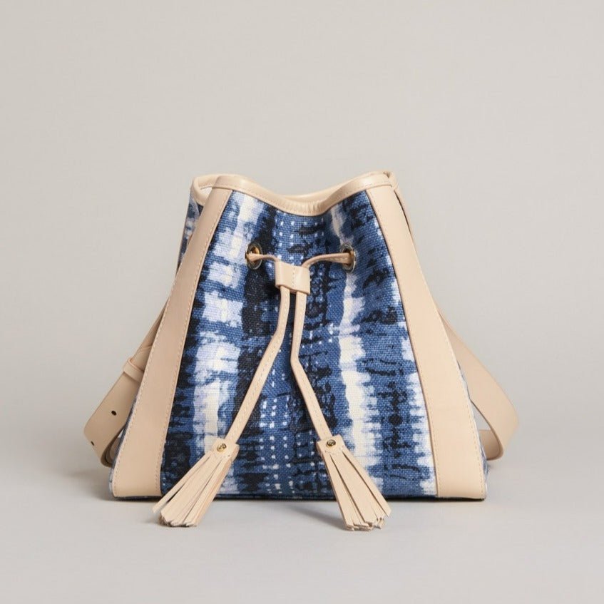 Vivian Drawstring - Oyster Factory Tides Purses & Bags La Vie Bien Vivian Drawstring - Oyster Factory Tides