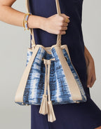 Vivian Drawstring - Oyster Factory Tides Purses & Bags La Vie Bien Vivian Drawstring - Oyster Factory Tides