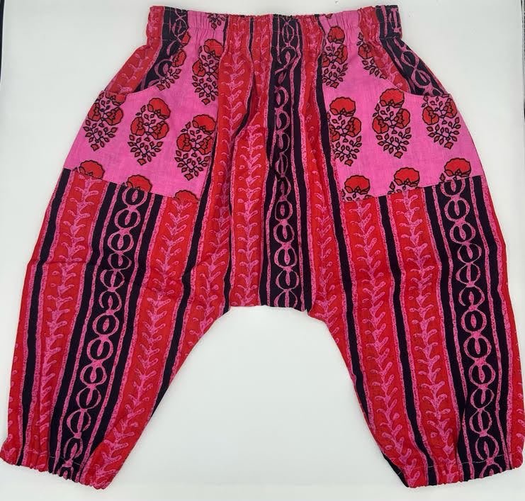 Vivid Pink Harem Pants Baby Pants La Vie Bien Vivid Pink Harem Pants