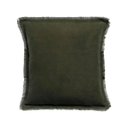 Vivienne Olive Linen Pillow
