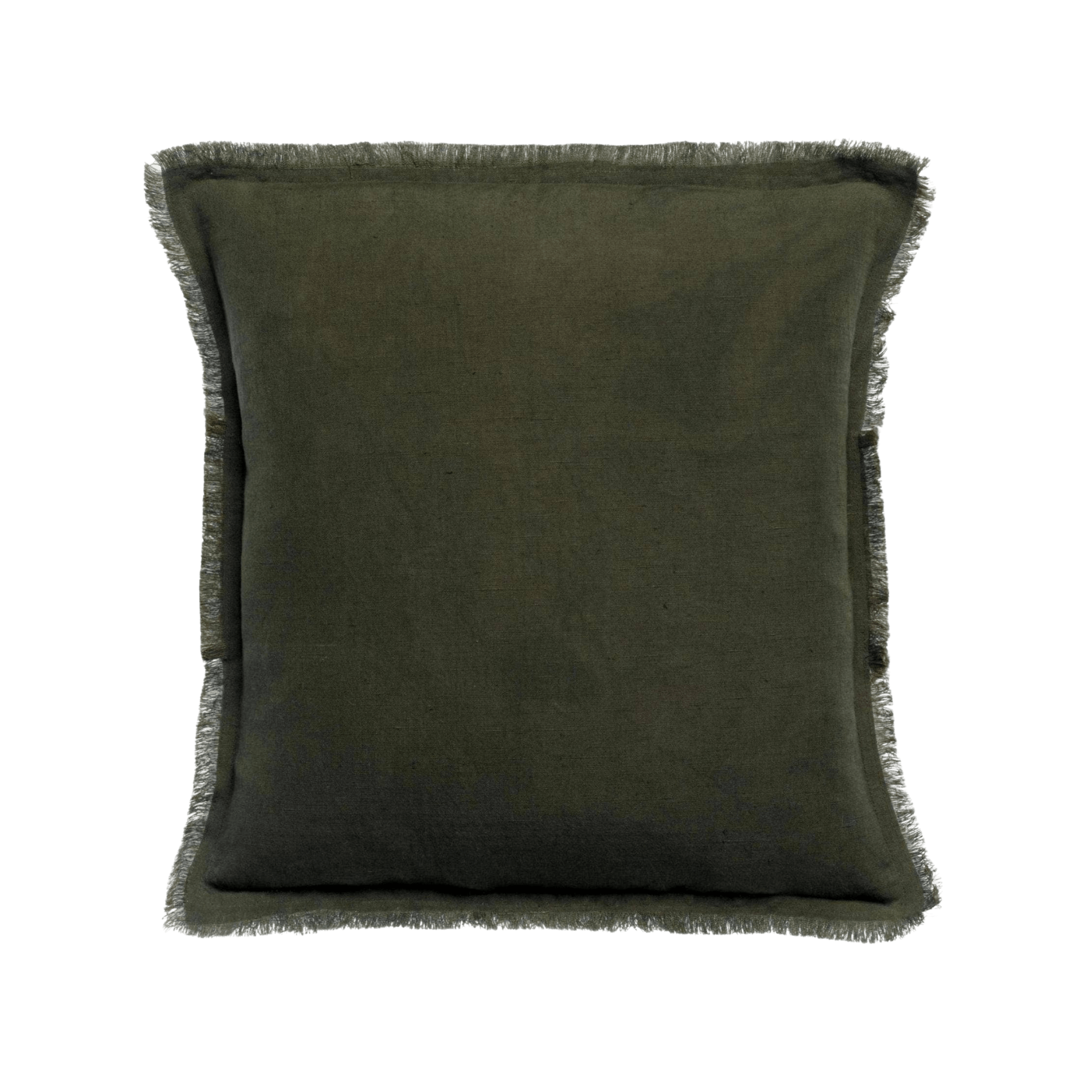 Vivienne Olive Linen Pillow