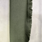 Vivienne Olive Linen Pillow