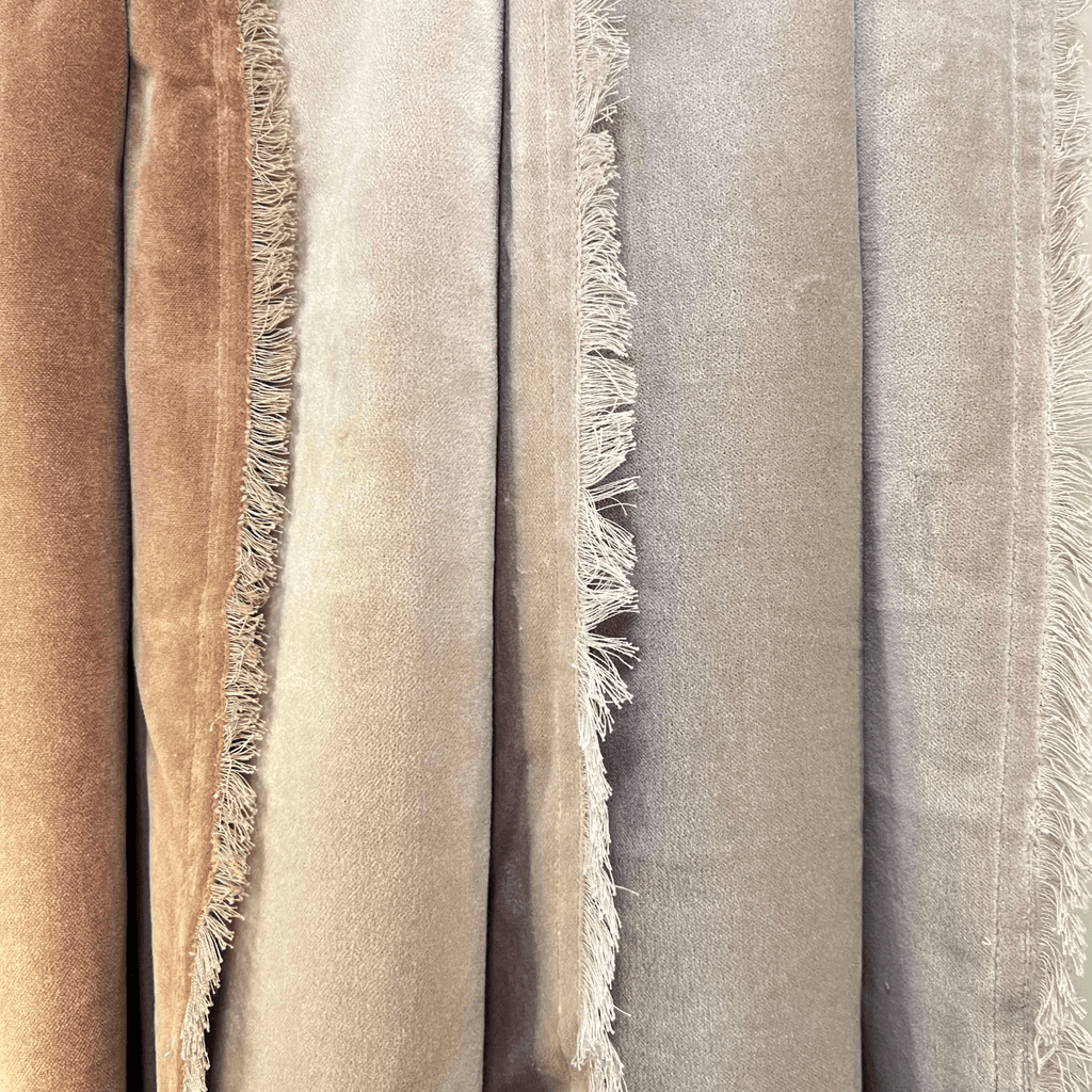 Vivienne Taupe Velvet Pillow