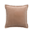 Vivienne Taupe Velvet Pillow