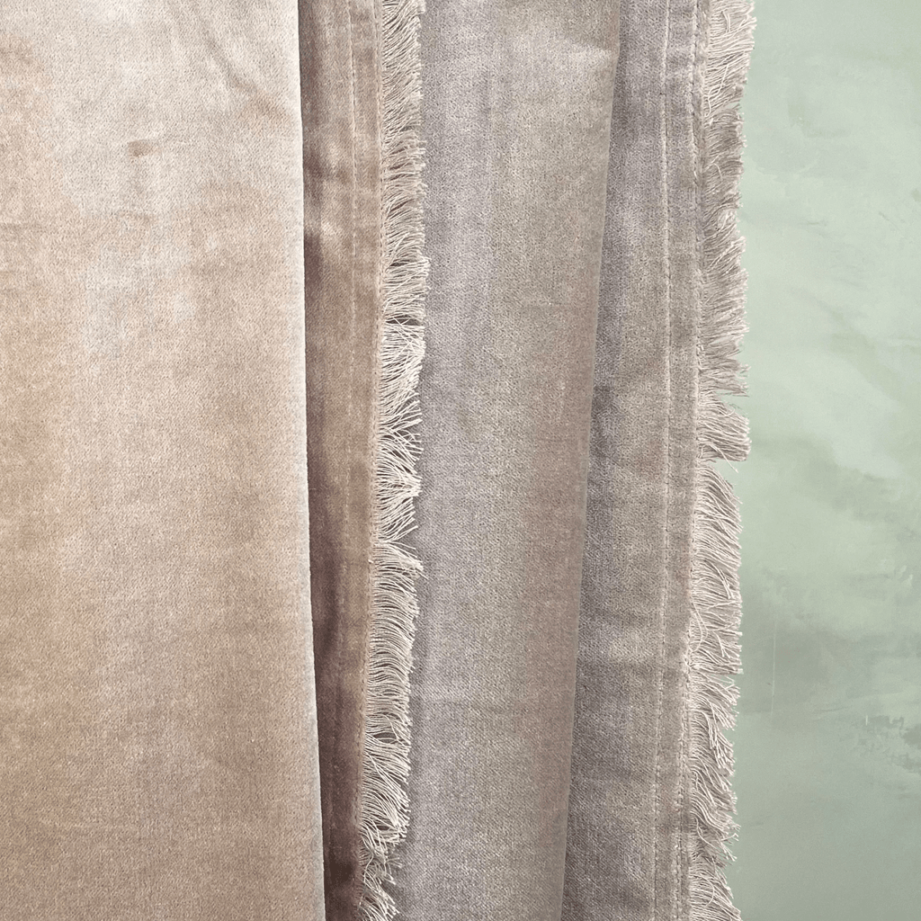 Vivienne Taupe Velvet Pillow