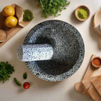 Volcanic Stone Molcajete | Handmade Mexican Mortar & Pestle Mexican Molcajete La Vie Bien Volcanic Stone Molcajete | Handmade Mexican Mortar & Pestle