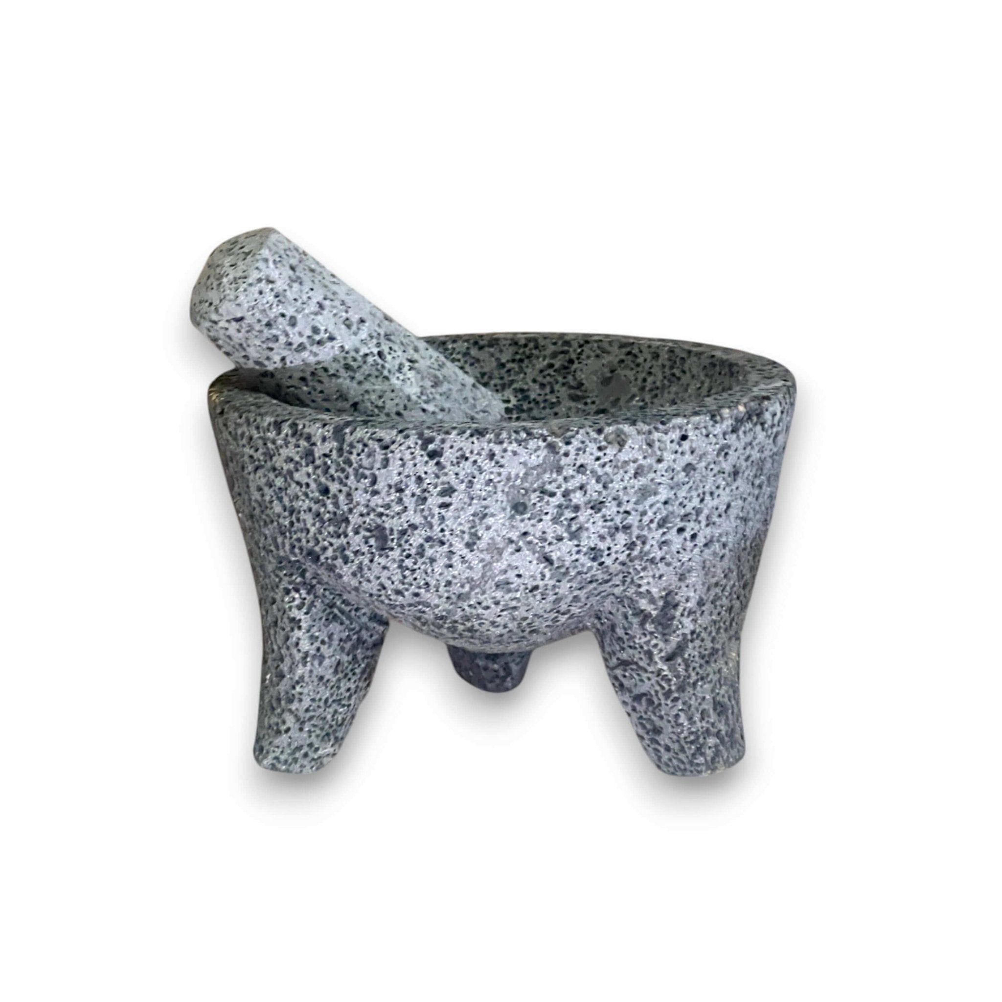 Volcanic Stone Molcajete | Handmade Mexican Mortar & Pestle Mexican Molcajete La Vie Bien Volcanic Stone Molcajete | Handmade Mexican Mortar & Pestle