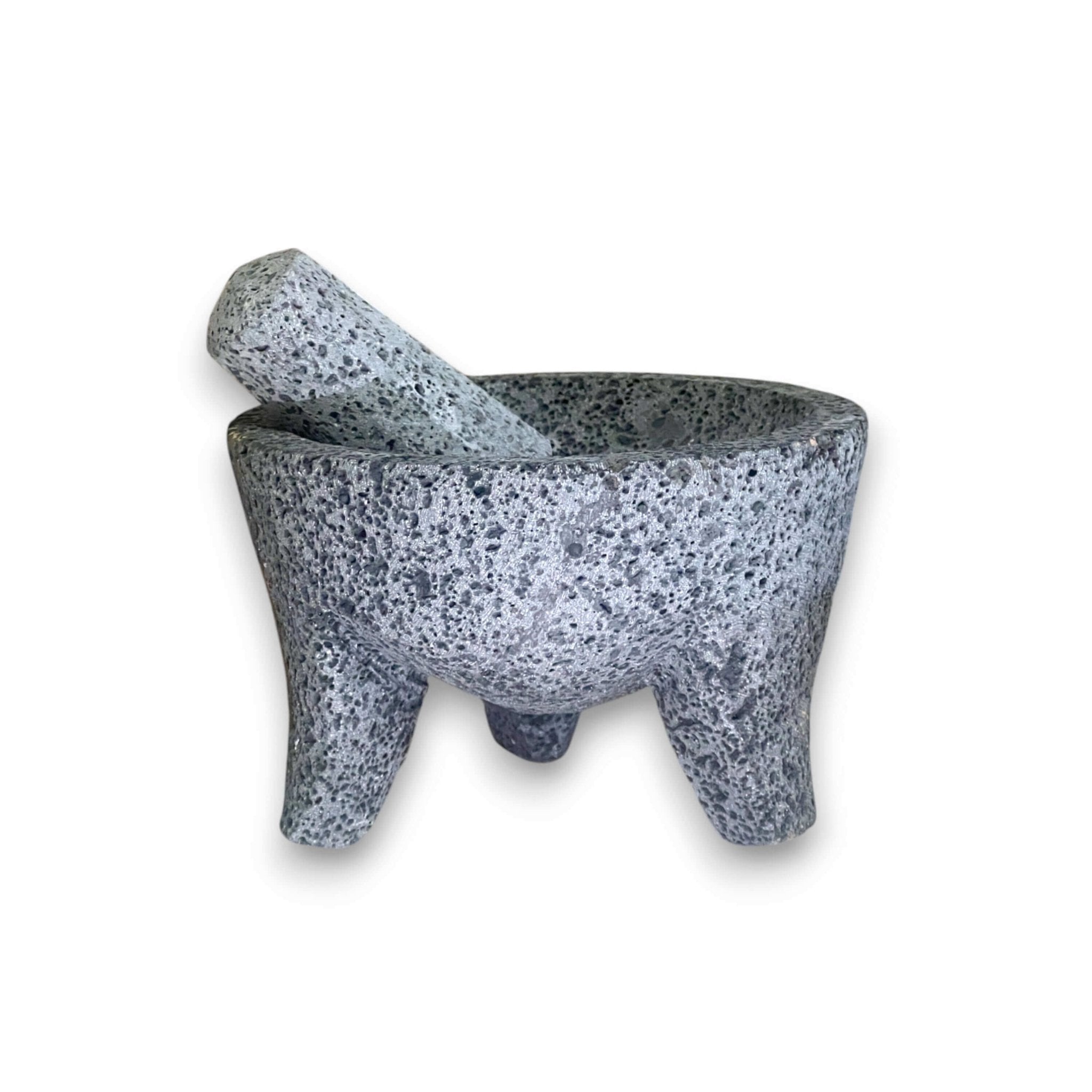 Volcanic Stone Molcajete | Handmade Mexican Mortar & Pestle Mexican Molcajete La Vie Bien Volcanic Stone Molcajete | Handmade Mexican Mortar & Pestle