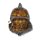 Volcano Huipil Upcycled Textile Backpack - Guatemala Bags La Vie Bien Volcano Huipil Upcycled Textile Backpack - Guatemala