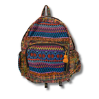 Volcano Huipil Upcycled Textile Backpack - Guatemala Bags La Vie Bien Volcano Huipil Upcycled Textile Backpack - Guatemala