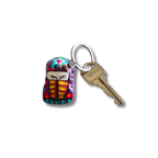 Volkswagen VW Van & Beetle Mexican Hand painted Clay Keychain - Mexico Keychains La Vie Bien Volkswagen VW Van & Beetle Mexican Hand painted Clay Keychain - Mexico