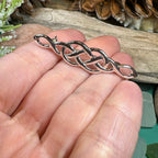 Volunti Celtic Knot Bar Brooch in Sterling Silver Brooch La Vie Bien Volunti Celtic Knot Bar Brooch in Sterling Silver