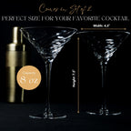 Vortex Martini Glass Cocktail glasses La Vie Bien Vortex Martini Glass