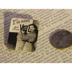 Vote As You Please But Please Vote Handmade Metal Lapel Pin Feminist Brooch Pin La Vie Bien Vote As You Please But Please Vote Handmade Metal Lapel Pin Feminist Brooch