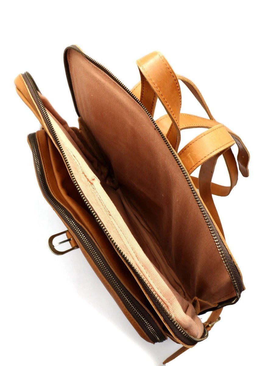 Voyager Leather Backpack by Fair Anita