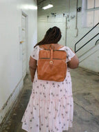 Voyager Leather Backpack by Fair Anita