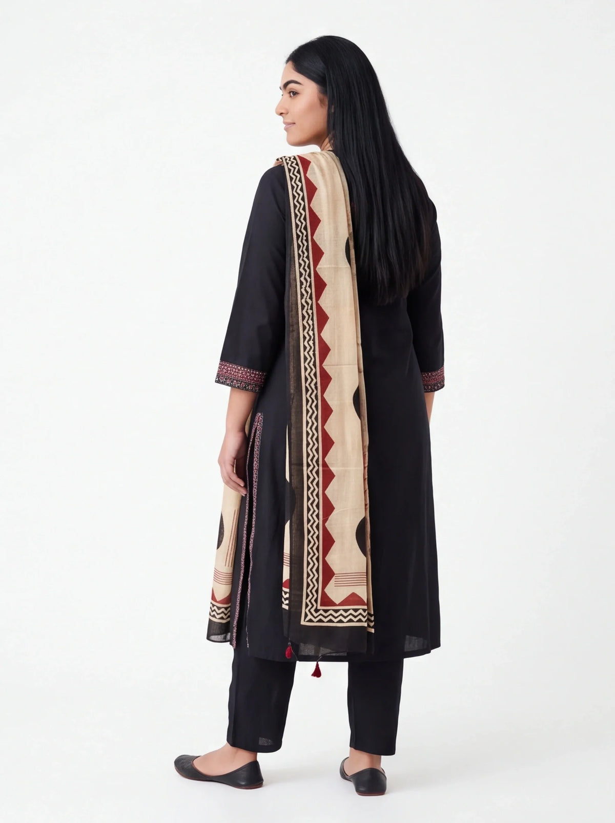 2121 - Dhabu cotton Kurti set