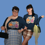 Wacky Owls Pullover in Midnight Blue Sweatshirt La Vie Bien Wacky Owls Pullover in Midnight Blue