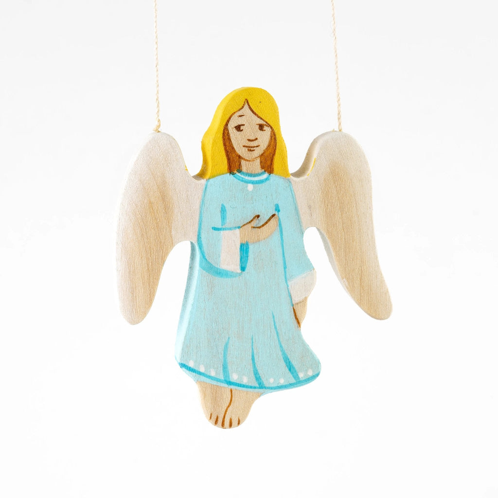 Waldorf Wooden Angel figurine toy by PoppyBabyCo