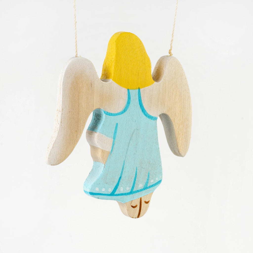 Waldorf Wooden Angel figurine toy by PoppyBabyCo