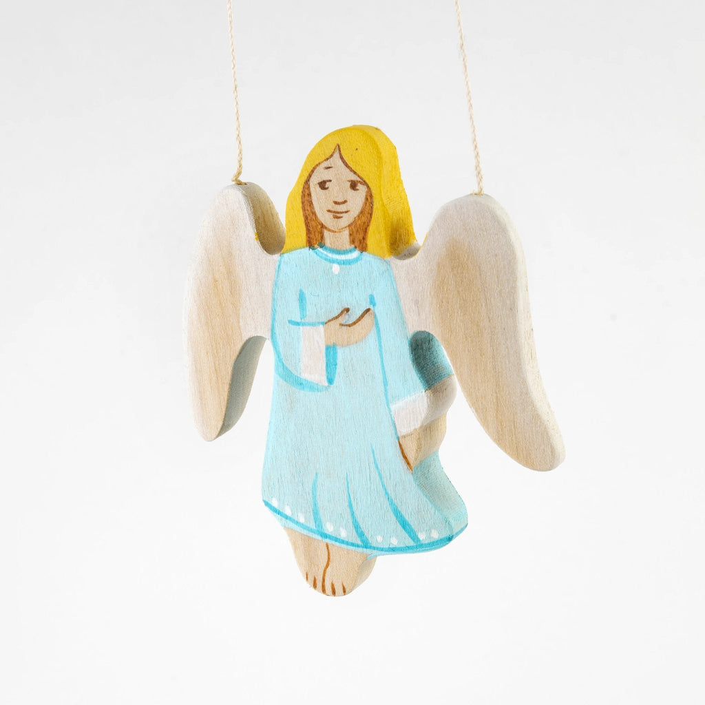 Waldorf Wooden Angel figurine toy by PoppyBabyCo