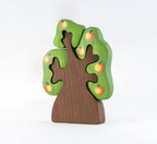 Waldorf Wooden Apple Tree Puzzle by PoppyBabyCo