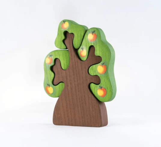 Waldorf Wooden Apple Tree Puzzle by PoppyBabyCo