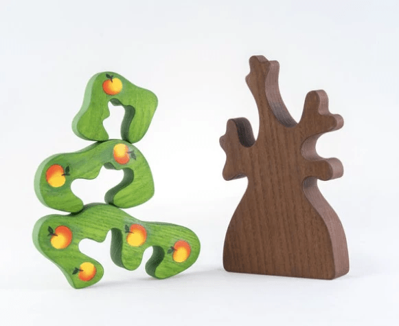 Waldorf Wooden Apple Tree Puzzle by PoppyBabyCo
