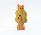 Waldorf wooden Oak Tree with the Bird by PoppyBabyCo