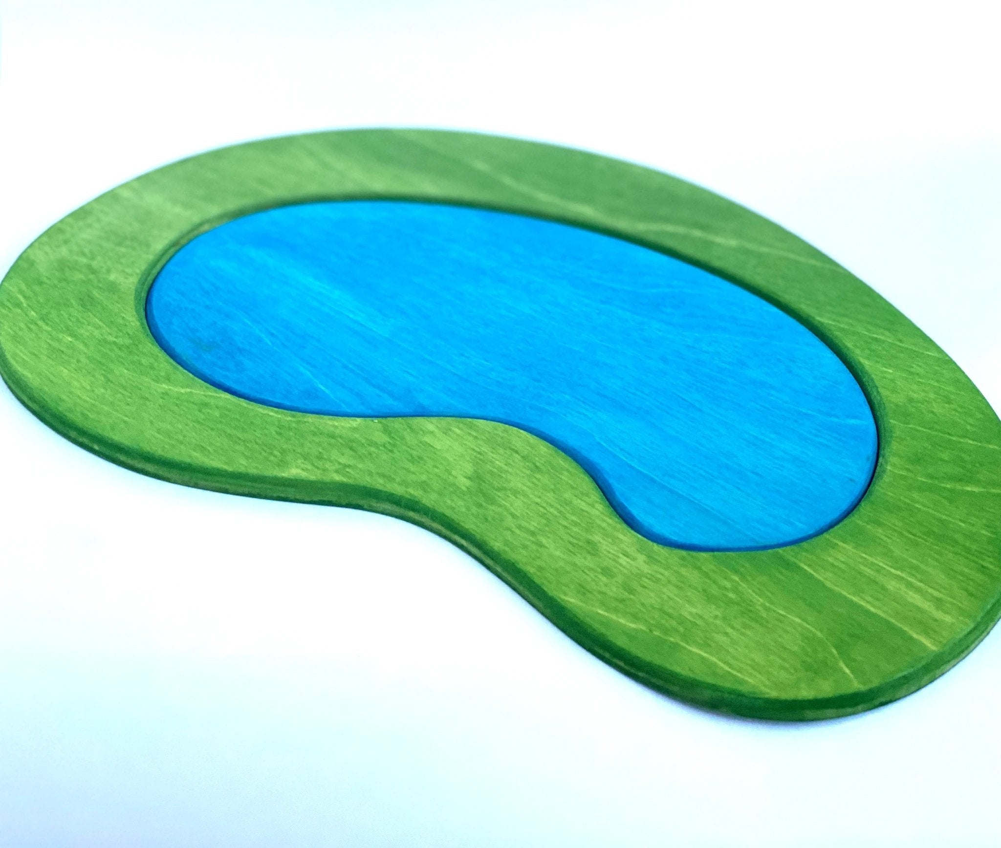 Waldorf Wooden Pond Lake Puzzle by PoppyBabyCo