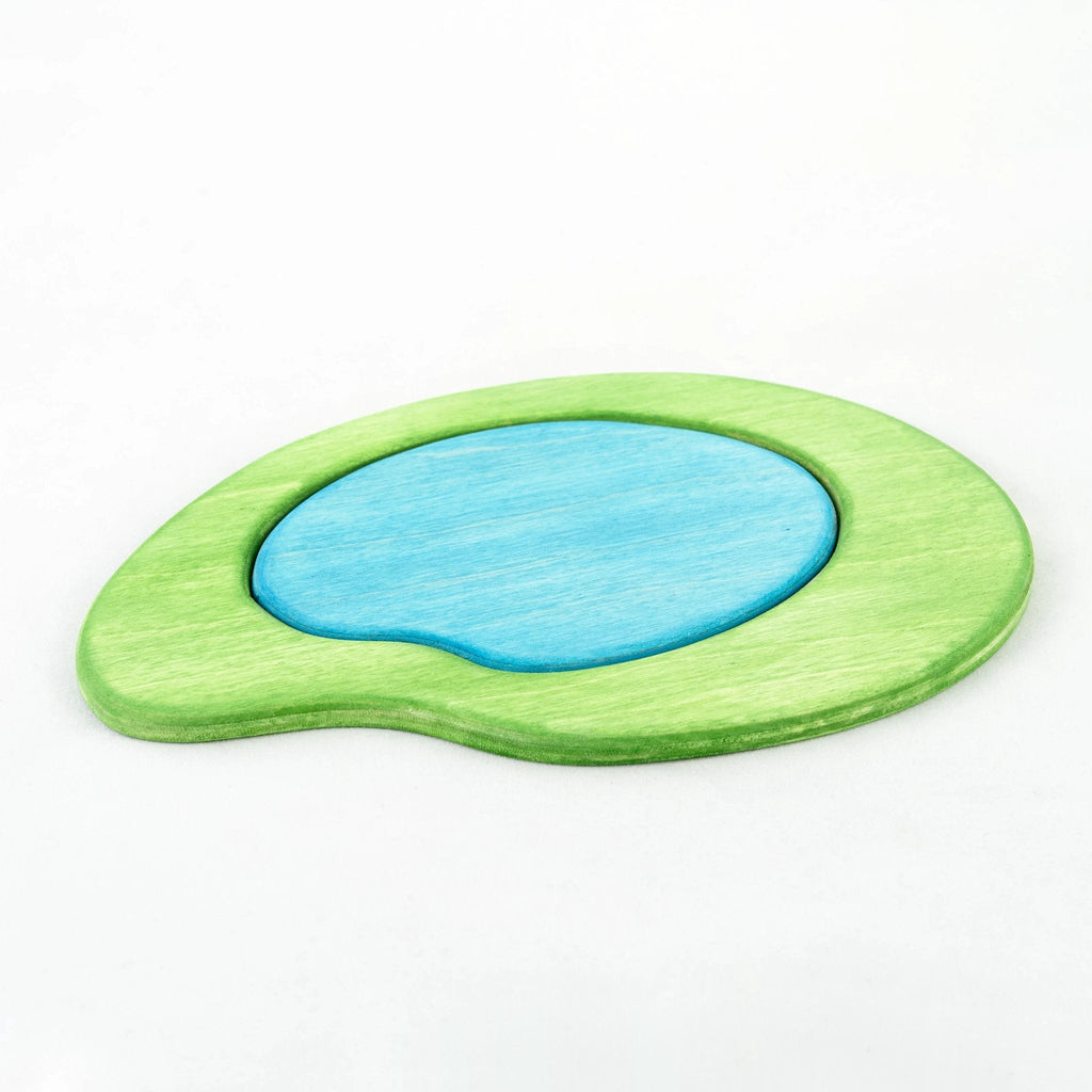 Waldorf Wooden Pond Lake Puzzle by PoppyBabyCo
