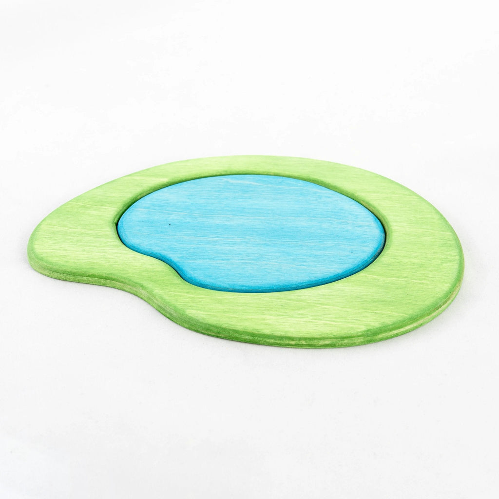 Waldorf Wooden Pond Lake Puzzle by PoppyBabyCo
