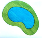 Waldorf Wooden Pond Lake Puzzle by PoppyBabyCo