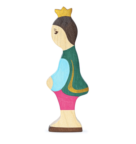 Waldorf Wooden Prince and Princess Figures by PoppyBabyCo