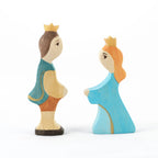 Waldorf Wooden Prince and Princess Figures by PoppyBabyCo