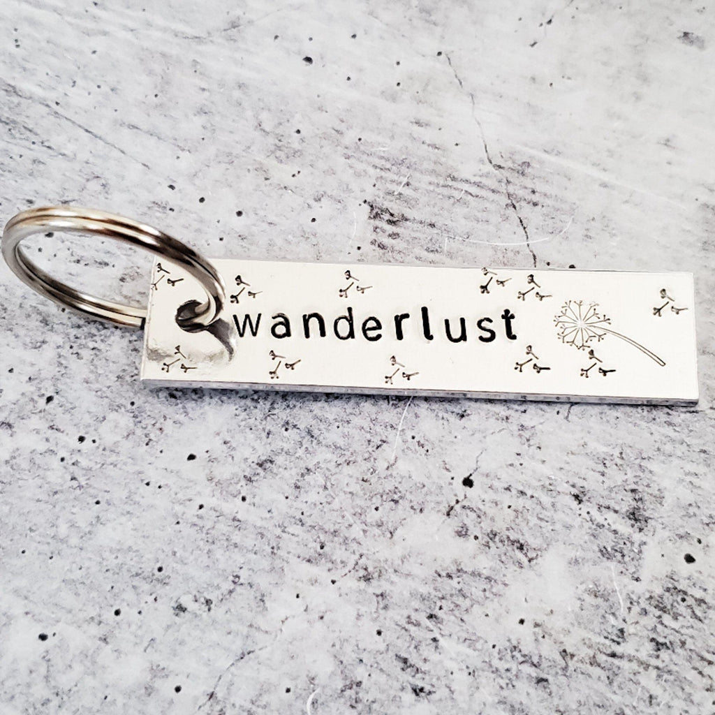 WANDERLUST Bar Keychain Key Chain La Vie Bien WANDERLUST Bar Keychain
