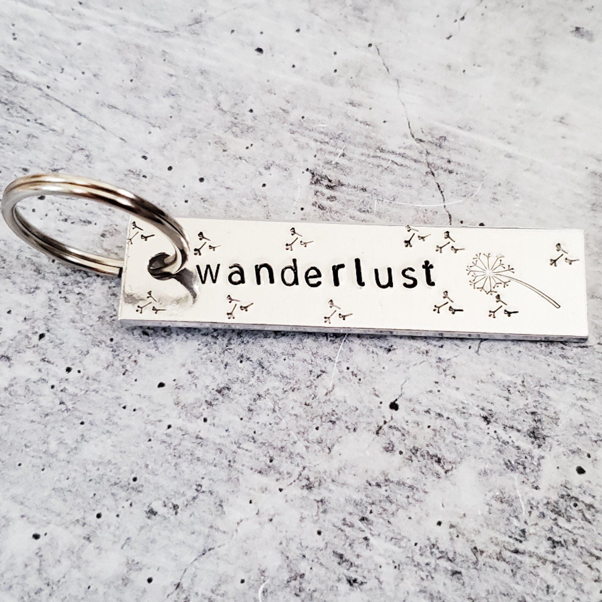 WANDERLUST Bar Keychain Key Chain La Vie Bien WANDERLUST Bar Keychain