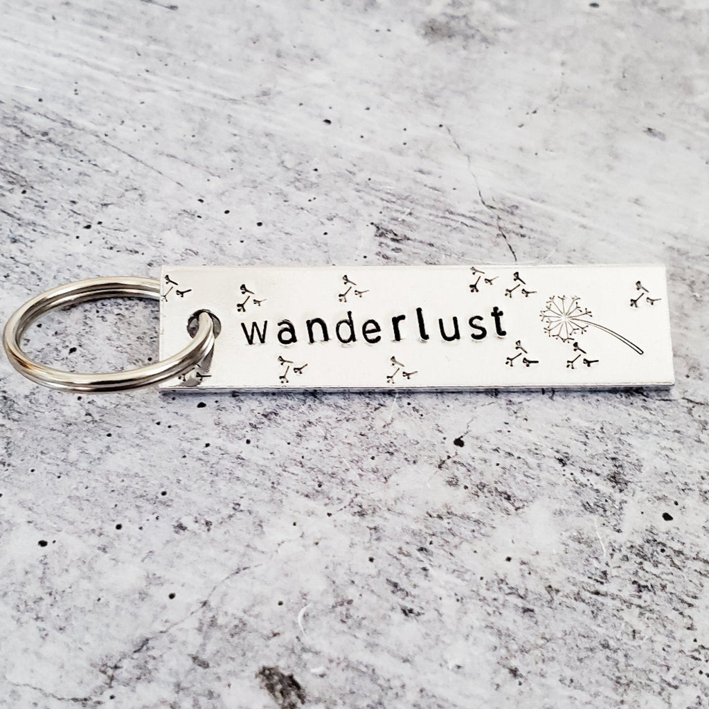 WANDERLUST Bar Keychain Key Chain La Vie Bien WANDERLUST Bar Keychain