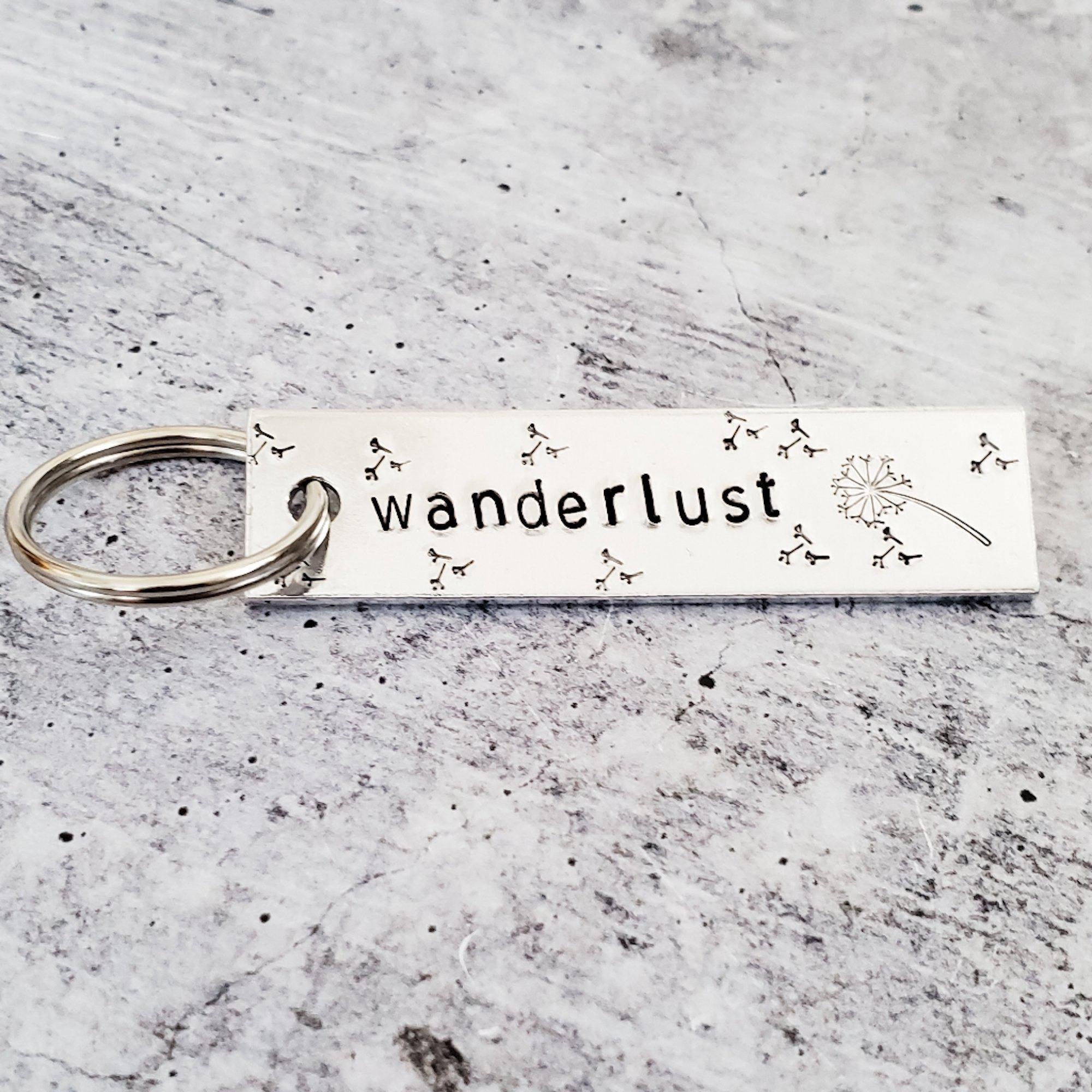 WANDERLUST Bar Keychain Key Chain La Vie Bien WANDERLUST Bar Keychain
