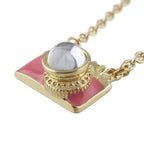 Wanderlust Camera Necklace in Pink and Gold by The Bullish Store