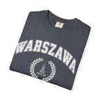 Warszawa Vintage Tee — Warsaw City Crest T-Shirt with Palace of Culture and Science graphic T-Shirt La Vie Bien Warszawa Vintage Tee — Warsaw City Crest T-Shirt with Palace of Culture and Science graphic