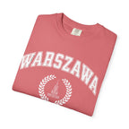 Warszawa Vintage Tee — Warsaw City Crest T-Shirt with Palace of Culture and Science graphic T-Shirt La Vie Bien Warszawa Vintage Tee — Warsaw City Crest T-Shirt with Palace of Culture and Science graphic