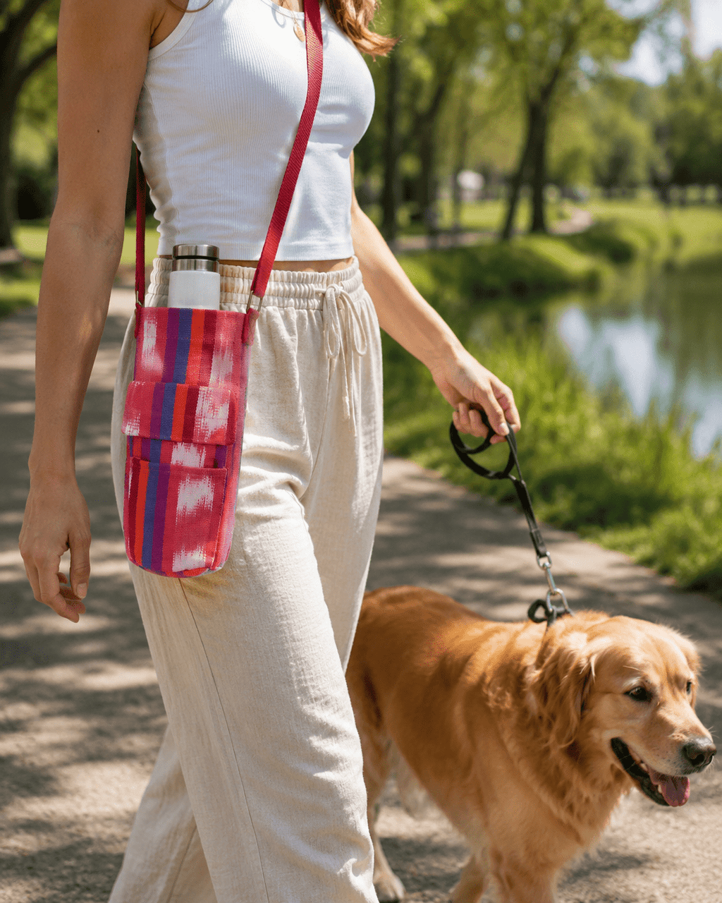 Water Bottle Holder Bag Accessories La Vie Bien Water Bottle Holder Bag