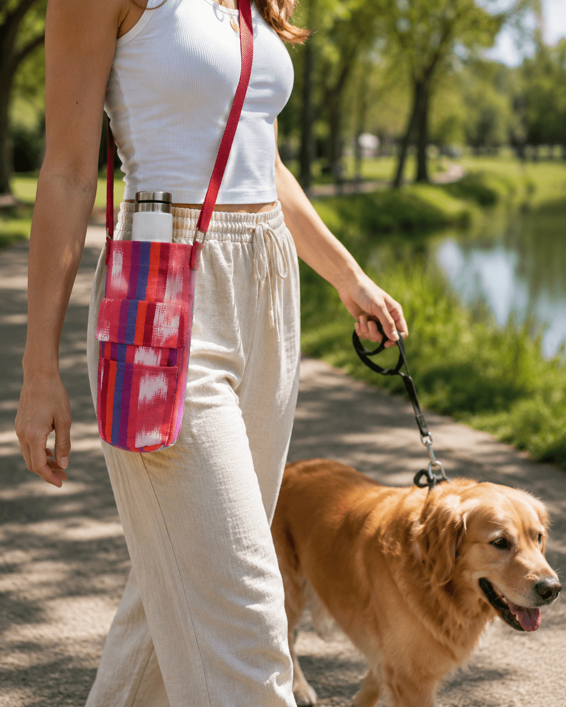 Water Bottle Holder Bag Accessories La Vie Bien Water Bottle Holder Bag
